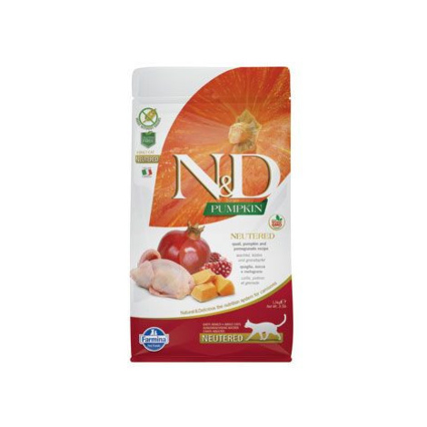 N&d Pumpkin Cat Neutered Quail & Pomegranate 1,5kg