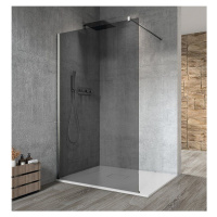 GELCO VARIO CHROME jednodílná sprchová zástěna k instalaci ke stěně, kouřové sklo, 700 GX1370GX1