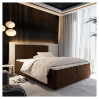 MSL Kontinentální čalouněná postel LENKA (160 x 200 cm) Barva látky: KRONOS 28