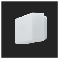 OSMONT 41400 JENA 2 stropní/nástěnné skleněné svítidlo bílá IP43 2x60W E27