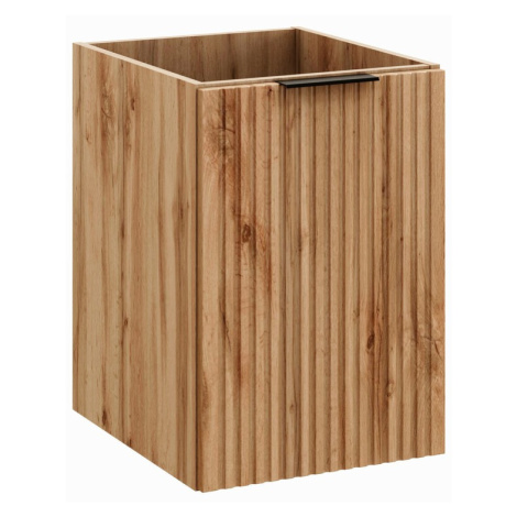 Comad Závěsná koupelnová skříňka s košem na prádlo Casad 40 cm dub wotan