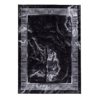 Dywany Łuszczów Kusový koberec Miro 51278.810 Marble black / white - 160x220 cm