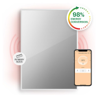 Klarstein La Palma 700, infračervený ohřívač 2 v 1, smart, 85 x 60 cm, 750 W, zrcadlová přední s