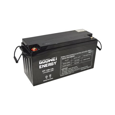 GOOWEI ENERGY OTL150-12, baterie 12V, 150Ah, DEEP CYCLE