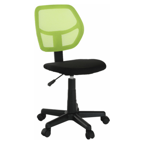 Otočná židle MESH, zelená / černá Tempo Kondela
