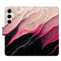 iSaprio flip pouzdro BlackPink Marble pro Samsung Galaxy S24