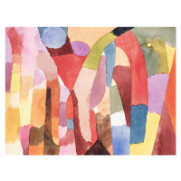 Obrazová reprodukce Movement of Vaulted Chambers, Paul Klee, 40 × 30 cm