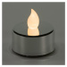 Nexos 86857 Dekorativní sada LED čajových svíček, stříbrné, 4 ks