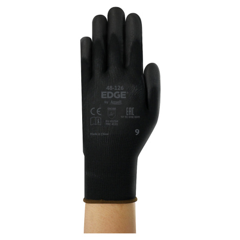 Ansell Pracovní rukavice EDGE® 48-126, černá, bal.j. 12 párů, velikost 9