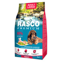 Rasco Premium Adult Large Kuře s rýží granule 3 kg