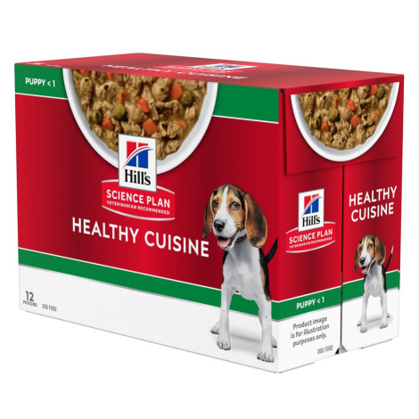 Hill’s Science Plan Puppy Medium & Large Healthy Cuisine Chicken - 12 x 90 g Hill's Science Plan