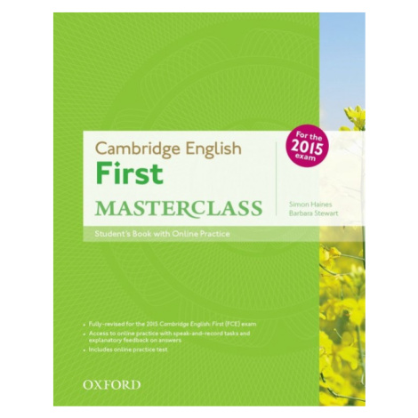 Cambridge English First Masterclass Student´s Book with Online Skills Practice Pack Oxford Unive
