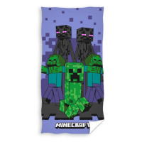 CARBOTEX - Bavlněná osuška 70/140cm MINECRAFT, JE11311-R