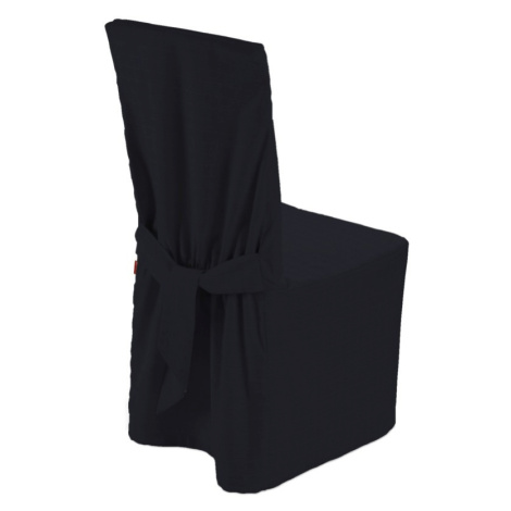 Dekoria Návlek na židli, černá, 45 x 94 cm, Loneta, 133-06