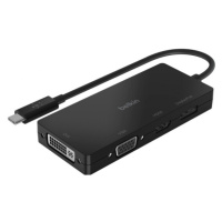 Belkin USB-C video adaptér HDMI, VGA, DVI, DisplayPort černý