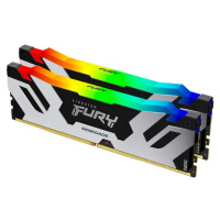 Kingston FURY Renegade DDR5 64GB 6000MHz CL32 2x32GB RGB Černostříbrná Černá