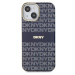 DKNY PC/TPU Repeat Pattern Tonal Stripe Magsafe kryt iPhone 13 modrý