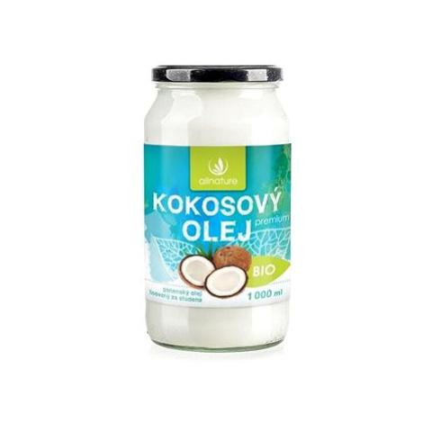 Allnature Kokosový olej BIO 1000ml