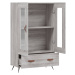 vidaXL Skříň highboard šedá sonoma 69,5 x 31 x 115 cm kompozitní dřevo