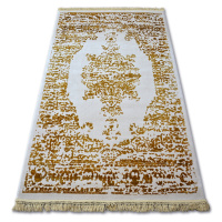 Dywany Lusczow Kusový koberec MANYAS Fegy krémovo-zlatý