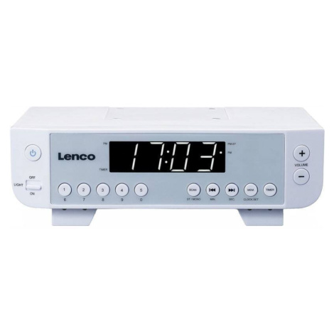 Kuchyňské rádio Lenco KCR-11 / 5 předvoleb / 2 W RMS / FM / bílá Varianta: ivi1