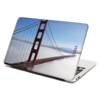 Sablio Samolepka na notebook Golden Gate v mlze - 29x20 cm