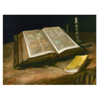 Obrazová reprodukce Still Life with Bible, 1885, Vincent van Gogh, 40 × 30 cm