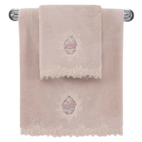 Soft Cotton Dárkové balení ručníků a osušek DESTAN Pudrová