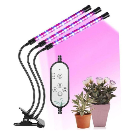 LED Stmívatelná stolní lampa s klipem pro pěstování rostlin LED/12W/5V Donoci