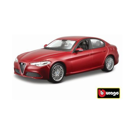 Bburago 1:24 Alfa Romeo Giulia (2016) Metallic červená 18-21080