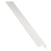 Rohový Profil Samolepící PVC Bílý Mat 19,5x19,5x1000