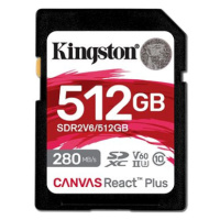 Kingston SDXC 512GB Canvas React Plus V60