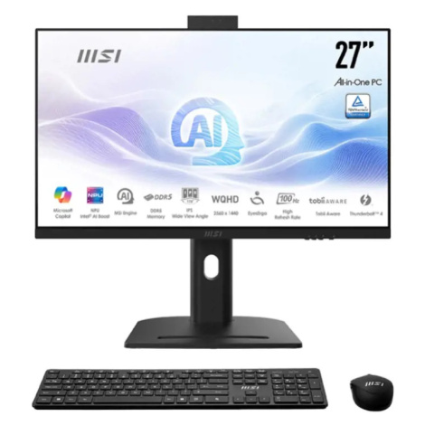MSI Modern AM273QP U5 125H/WQHD/16/512/W11H/Black