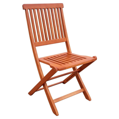 Hnědé dřevěné zahradní židle v sadě 2 ks Angwin – Garden Pleasure