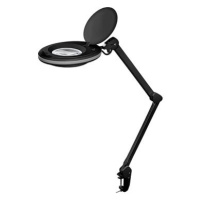 Goobay Stolní lampa s lupou, 127 mm, 3 dioprie, LED osvětlení 8 W, černá