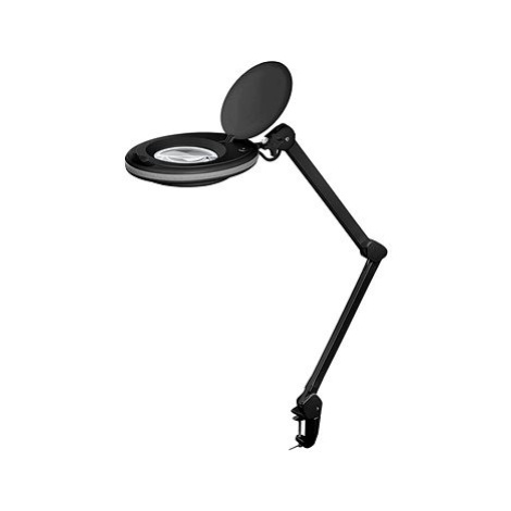 Goobay Stolní lampa s lupou, 127 mm, 3 dioprie, LED osvětlení 8 W, černá