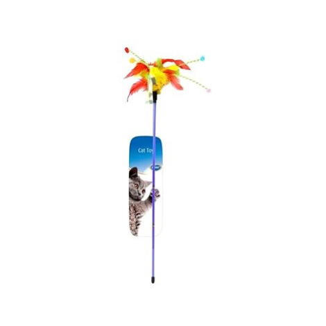 DUVO+ Hrací tyč s peřím 62 × 3 × 1,5 cm