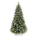 Umělý 3D vánoční stromeček jedle sibiřská, výška 180 cm