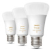 LED žárovka E27 Philips Hue 3ks 6W (60W) White Ambiance (2200-6500K) stmívatelná