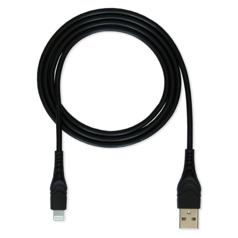 Datový kabel CUBE1 USB > Lightning, 2m, černá
