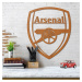 Logo fotbalového klubu ze dřeva - Arsenal