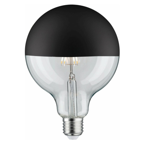 PAULMANN LED Globe 6,5 W E27 zrcadlový svrchlík černá mat teplá bílá stmívatelné 286.79