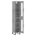 vidaXL Skříň highboard betonově šedá 34,5x34x180 cm kompozitní dřevo