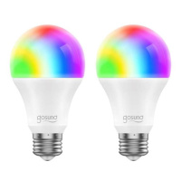 Smart sada LED žárovek E27 8W RGB GOSUND WB4 WiFi Tuya