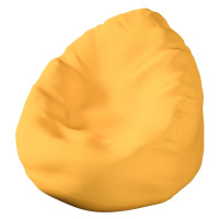 Dekoria Náhradní potah na sedací vak, slunečně žlutá, pro sedací vak Ø80 x 155 cm, Loneta, 133-4