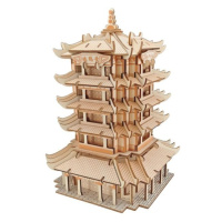 Woodcraft Dřevěné 3D puzzle Yellow Crane Tower