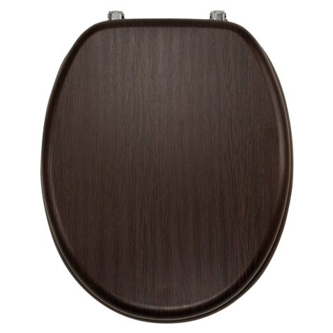 Novaservis Dýhované WC sedátko Wenge z MDF 44+/-2 x 37,5 cm FERRO