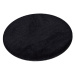 Conceptum Hypnose Kulatý koberec Milano 90 cm černý