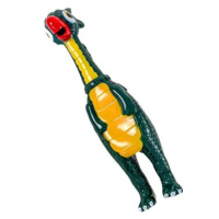 ANNAM Malý pískací dinosaurus 22 cm, tmavě zelený