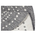 NORTHRUGS - Hanse Home koberce Kusový koberec Twin-Wendeteppiche 103112 grau creme kruh – na ven